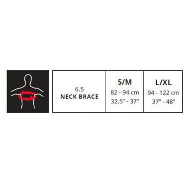 Neck Brace DBX 6.5 - Carbon