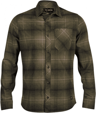 Source Flannel - Olive Green