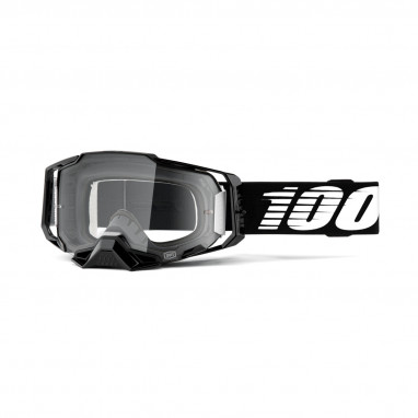 Armega Goggles Anti Fog - Black/White - Clear