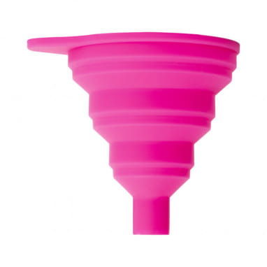Opvouwbare siliconen trechter klein - roze