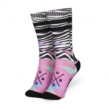 Technical Socks - Shred Zebra