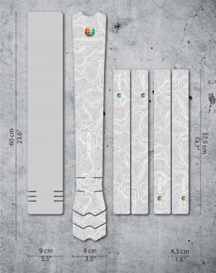 Rahmenschutz Kit - Enduro World Series White