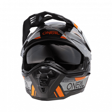 D-SRS helmet SQUARE black/gray/orange