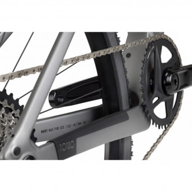 Ruut CF 2 Gravel Plus Bike - Melanzana/Argento