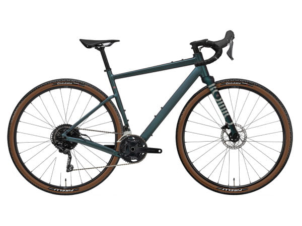 Ruut AL 1 2x Gravel Plus Bike - Chrome/Black