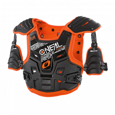 PXR Stone Shield upper body protector black/orange
