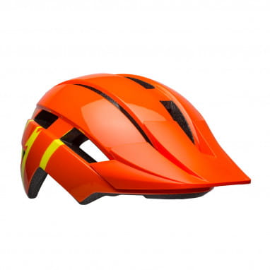 Sidetrack II fietshelm - staking glans oranje/geel