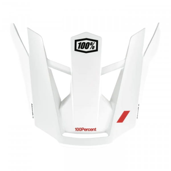 Aircraft 2 Replacement Visor - Red/White