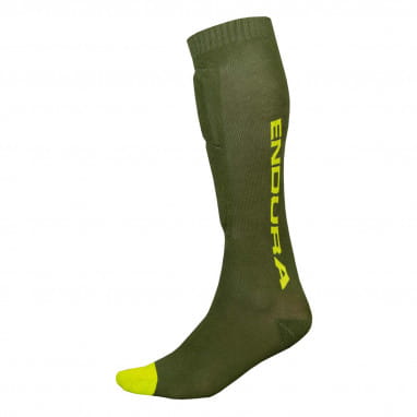 SingleTrack Shin Protector Socks - Green