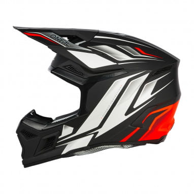 3SRS Casco giovanile VERTICAL nero/bianco