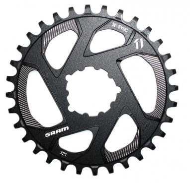 MTB chainring - direct mount, steel, black - 11-speed, X-Sync 3mm offset