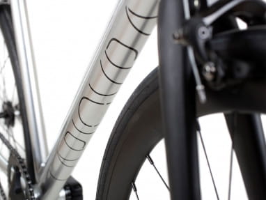La Piovra ATK Fixie/Singlespeed Bike - poliert silber