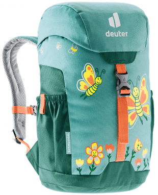 Schmusebär Kinderrucksack Dustblue-Alpinegreen
