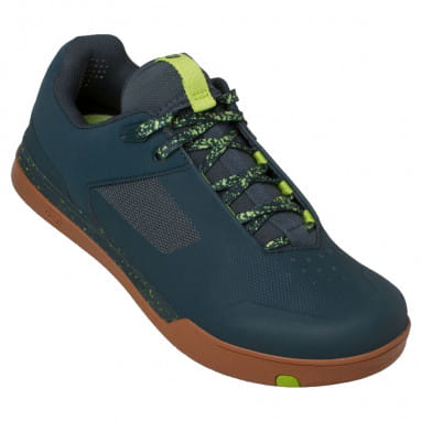 Mallet Schuh, Lace, Splatter Limited Edition, Petrol/Lime Green/Gum