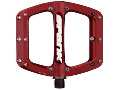 Spoon Reboot Flat Pedal - red