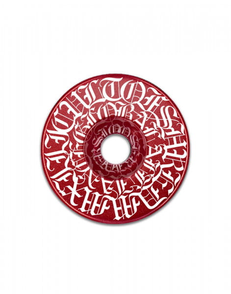 Stem Cap Circle - Red