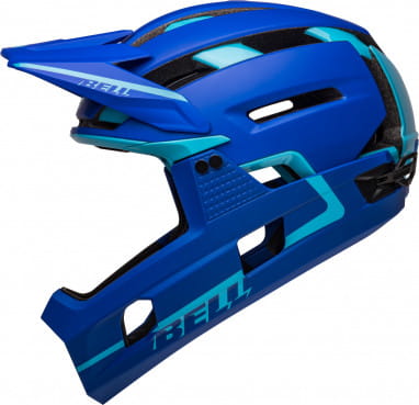 Casco da bicicletta sferico Super Air R - blu opaco/lucido