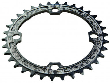 Ingranaggio Narrow-Wide- 4 Bolt - 104mm - nero