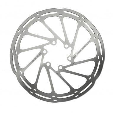 Centerline brake disc - one-piece - rounded