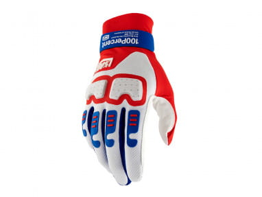 Langdale Gloves - Red / White / Blue