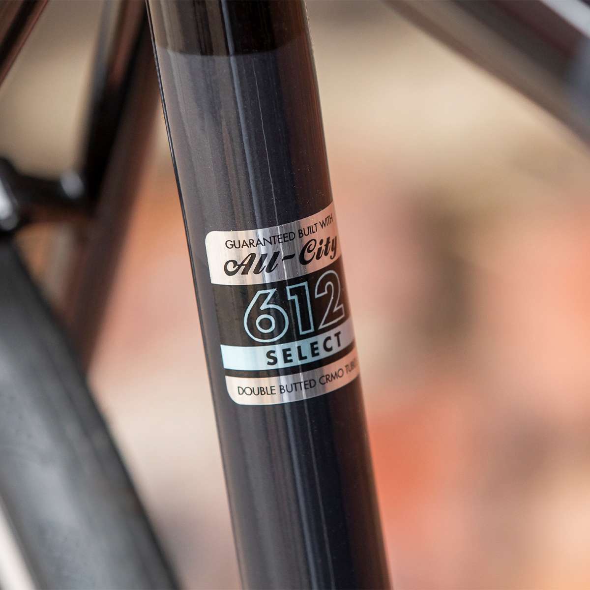 All-City Big Block Complete Wheel - Black/Grey | Fixies