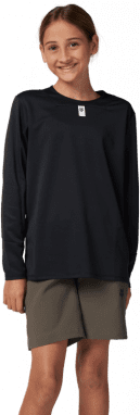 Jeugd Defend Long Sleeve Jersey - Zwart