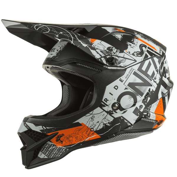 3SRS Helm SCARZ black/gray/orange