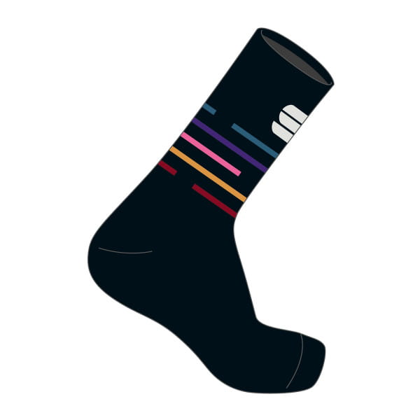 Velodrome Women's Socks - Black/Multi