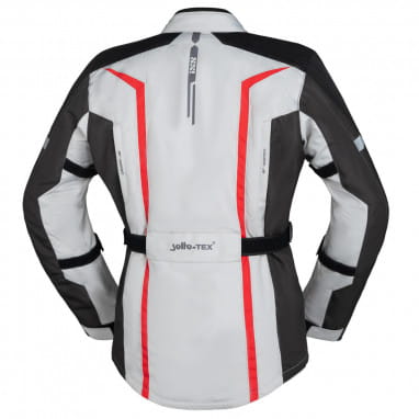 Tour jacket Evans-ST 2.0 light gray-grey-red