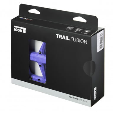 Trail ROC Fusion bike pedals - purple