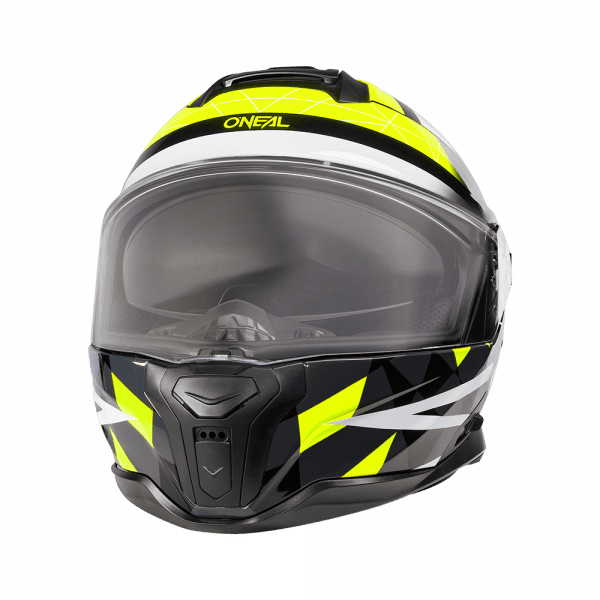 CHALLENGER helm EXO zwart/grijs/neon geel