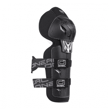 PRO III Carbon Look Knie- und Schienbein-Protektor black
