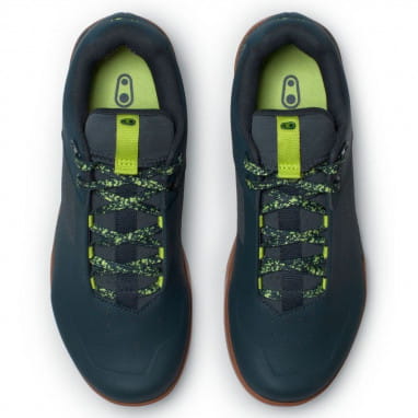 Mallet Shoe, Lace, Splatter Limited Edition, Petrol/Lime Green/Gum