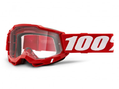 Accuri 2 OTG Goggle - Clear Lens - neon red