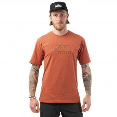 Mountain Logo T-Shirt - Orange