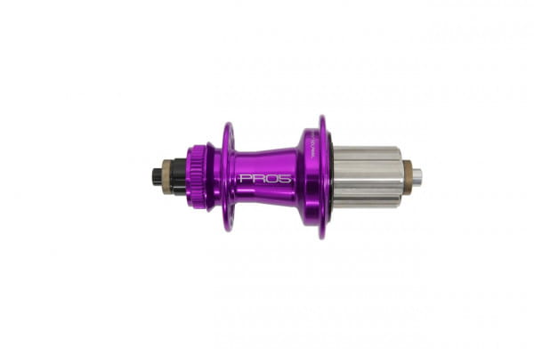 Pro 5 Hinterradnabe 32 Loch - Centerlock - purple - Shimano Stahl Freilauf