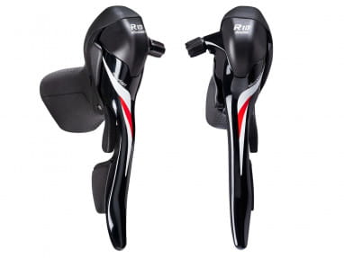 R10 Road Dual Control Levers 2x10 speed - black
