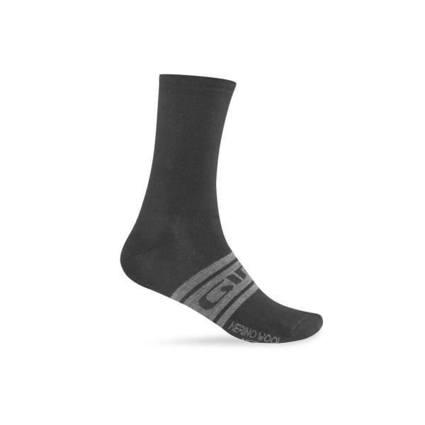 Merino Winter Socks - Black Grey