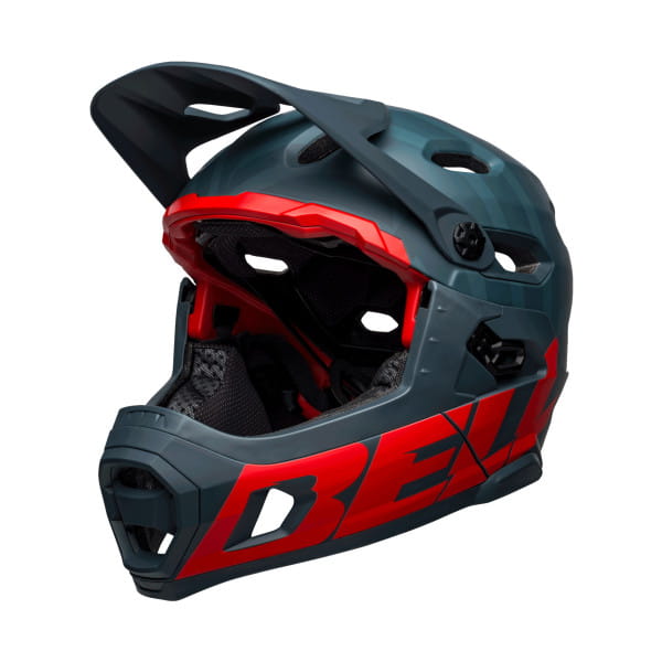 Super DH MIPS Spherical - Helmet - Dark Blue/Red
