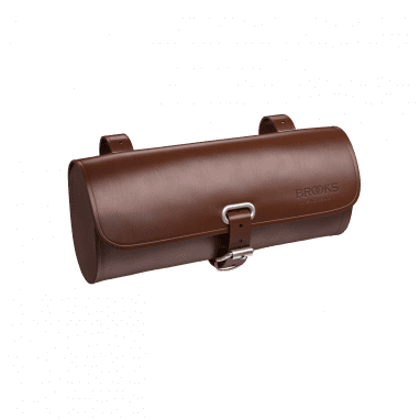 Challenge Leather Saddle Bag - brown