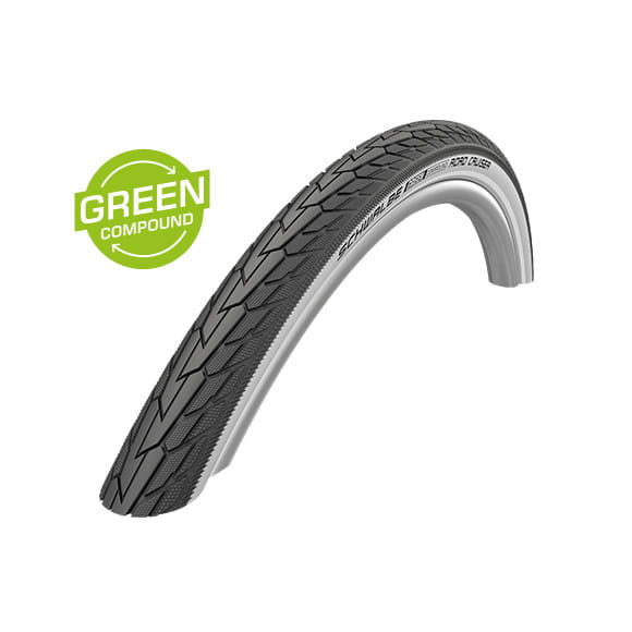 Road Cruiser clincher band - 28x1.60 inch - K-Guard - GC - reflecterende strepen - whitewall
