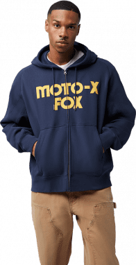 Moto-X Oversized Flc Zip Circa74 Edición Especial - Medianoche