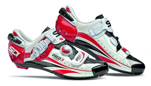 Ergo 3 Carbon Vernice Rennradschuh - weiss/schwarz