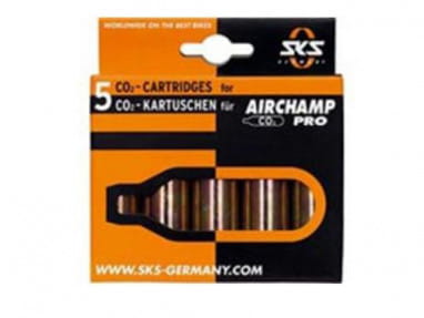 Cartucce di ricambio di CO2 5-pack 16g - Airchamp