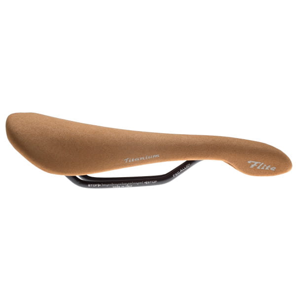 Selle Italia Zadel FLITE 1990 Nubuck Bruin Zadels BMO Bike Mailorder