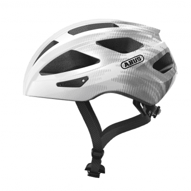 Macator Bike Helmet - White/Silver