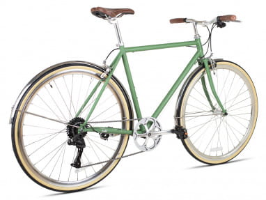 Odyssey 8SP City Bike - verde militar