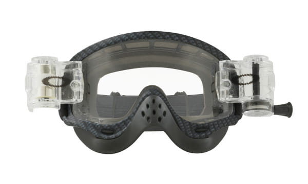 O-Frame MX Goggles - Race Ready Echt Carbon Fiber incl. Clear Roll Off