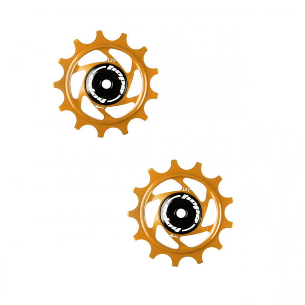 Rouleaux de dérailleur Jockey Wheels - 13 dents - bronze