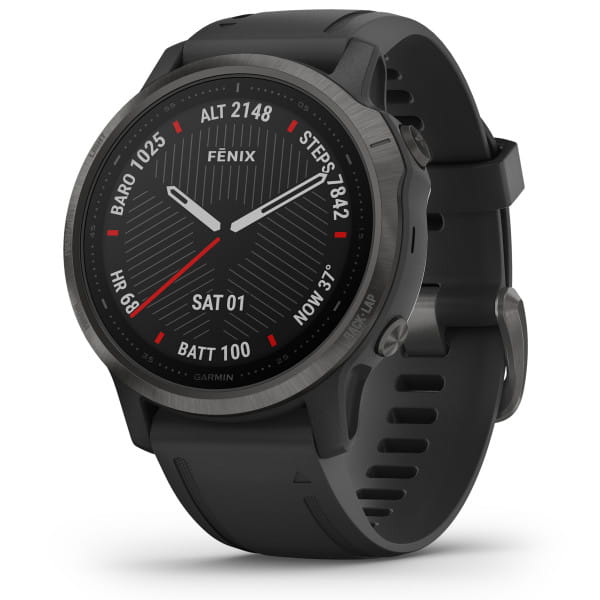 FENIX 6S Sapphire - GPS-Armbanduhr - Schwarz/Grau